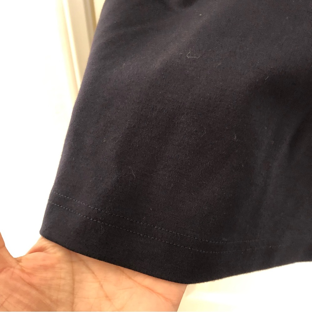 Tory Burch Pencil sheath Dress compression fabric front exposed Zipper pockets M - Picture 13 of 13